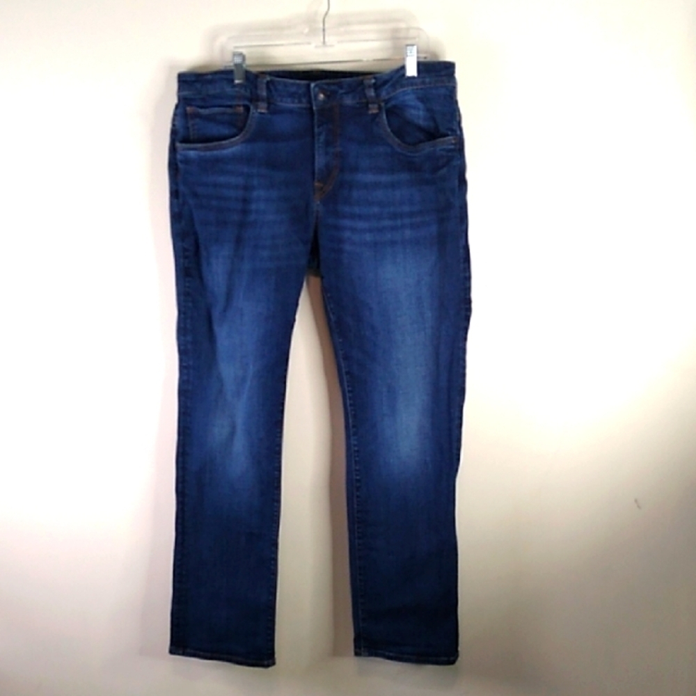 Buffalo David Bitton Dark Blue Straight/Six Jeans - 38x32
